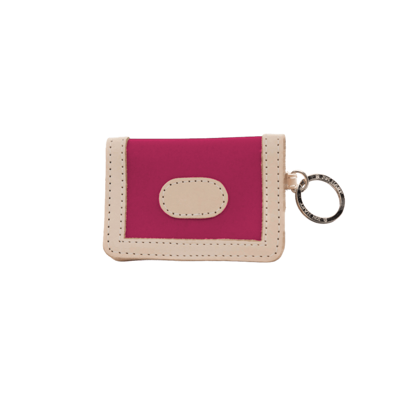 Jon Hart Design - Wallet - Id - Berry Coated Canvas