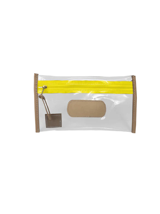 Jon Hart Design - Clear Pouch - Lemon Webbing