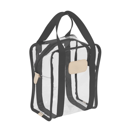 Jon Hart Design - Travel - Clear Shag Bag - Charcoal Webbing