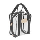 Jon Hart Design - Travel - Clear Shag Bag - Charcoal Webbing