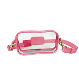 Jon Hart Design - Crossbody - Clear Crosslet - Hot Pink