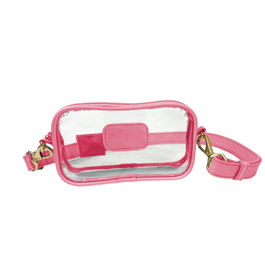 Jon Hart Design - Crossbody - Clear Crosslet - Hot Pink