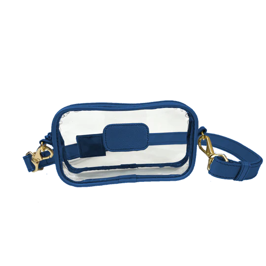 Jon Hart Design - Crossbody - Clear Crosslet - Royal Blue