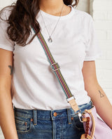 Consuela - Strap - Grey Slim Webbing Crossbody