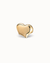 Uno De 50 - 18k Gold-plated Large Heart Shaped Ring