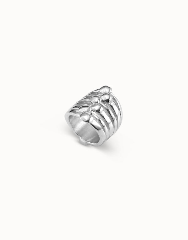 Uno De 50 - Sterling Silver-plated Multi Effect Ring