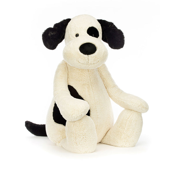 Jellycat - Plush - Bashful Black & Cream Puppy (giant)