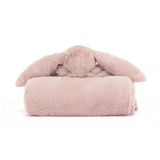 Jellycat - Plush - Bashful Luxe Bunny Rosa Blankie