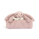 Jellycat - Plush - Bashful Luxe Bunny Rosa Blankie