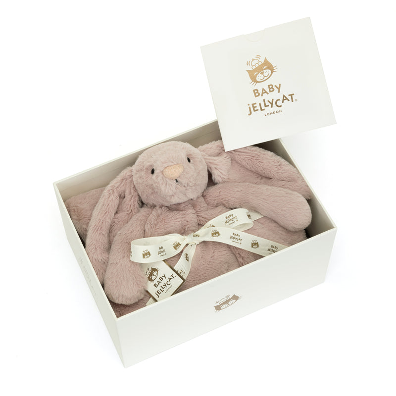 Jellycat - Plush - Bashful Luxe Bunny Rosa Blankie