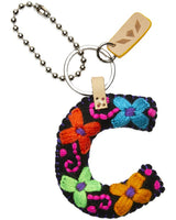 Consuela - Charm - Black Felt Alphabet Charm ?C’