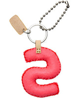 Consuela - Charm - Pink Felt Alphabet Charm ?S’