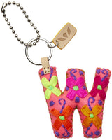 Consuela - Charm - Pink Felt Alphabet Charm ?W’