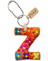 Consuela - Charm - Orange Felt Alphabet Charm ?Z’