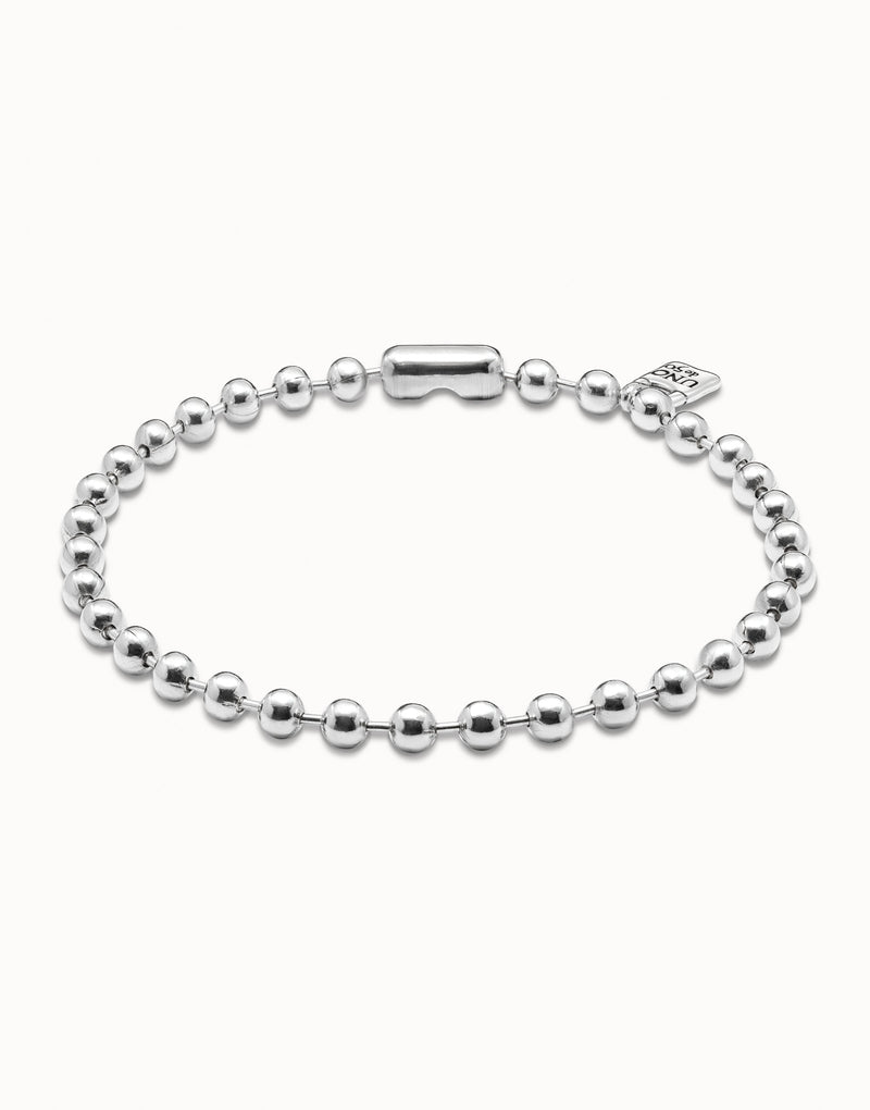 Uno De 50 - Sterling Silver-plated Bead Necklace