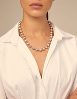 Uno De 50 - Sterling Silver-plated Bead Necklace