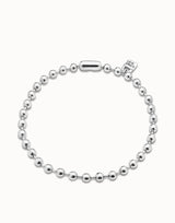 Uno De 50 - Sterling Silver-plated Bead Necklace