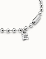 Uno De 50 - Sterling Silver-plated Bead Necklace