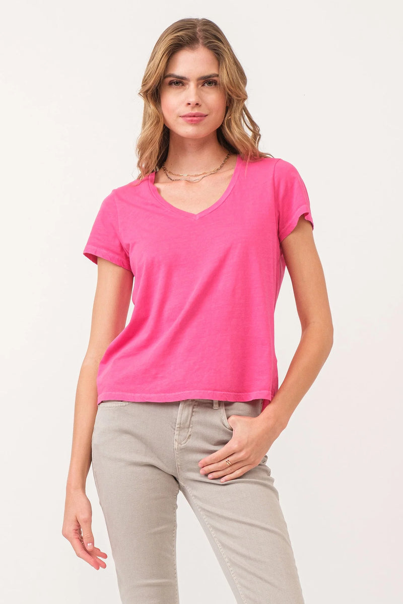 Dear John Denim - Madelyn Short Sleeve Jersey Tee - Xs