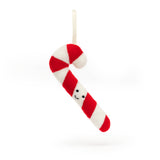 Jellycat - Plush - Festive Folly Candy Cane Ornament