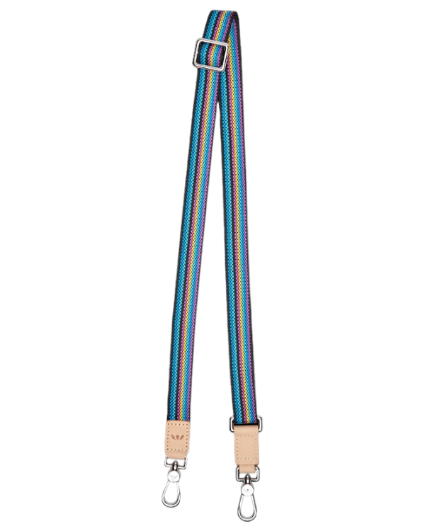 Consuela - Crossbody Strap - 25mm Blueberry Webbing Slim