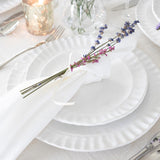 Vietri - Salad Plates - Pietra Serena Plate - White