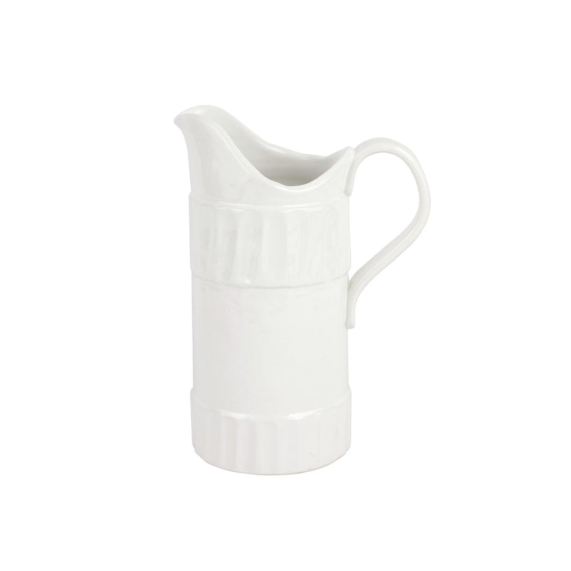 Vietri - Pitchers - Pietra Serena Medium Pitcher - White