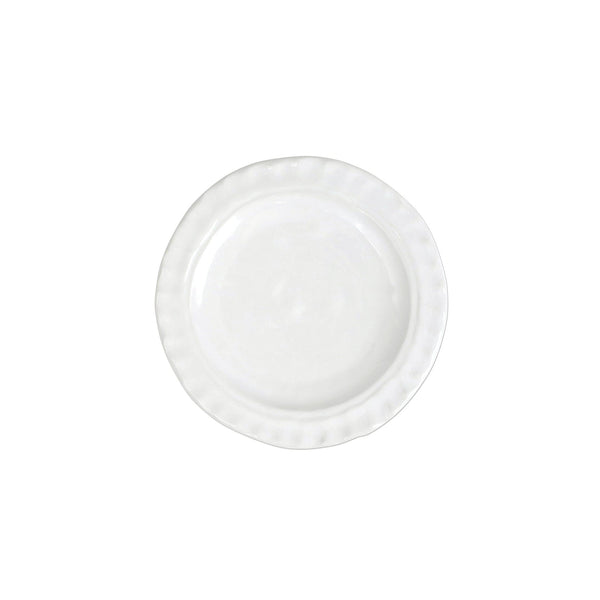 Vietri - Canape Plates - Pietra Serena Plate - White