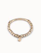 Uno De 50 - 18k Gold-plated Bead Bracelet