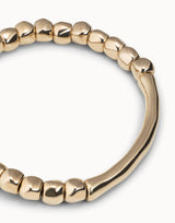 Uno De 50 - 18k Gold-plated Bead Bracelet