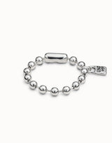 Uno De 50 - Sterling Silver-plated Ball Bracelet