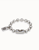 Uno De 50 - Sterling Silver-plated Ball Bracelet