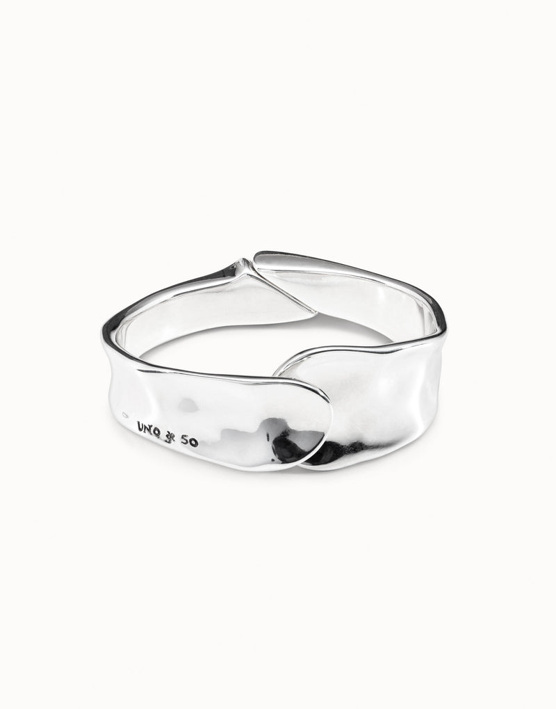 Uno De 50 - Sterling Silver-plated Rigid Bracelet