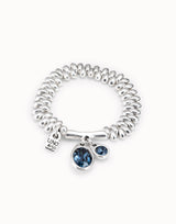 Uno De 50 - Sterling Silver-plated Bracelet with Crystal