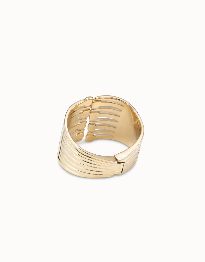 Uno De 50 - 18k Gold-plated Bracelet with Multiple Nail