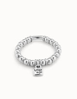 Uno De 50 - Sterling Silver-plated Elastic Bracelet