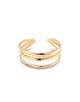 Uno De 50 - Rigid 18k Gold-plated Bracelet