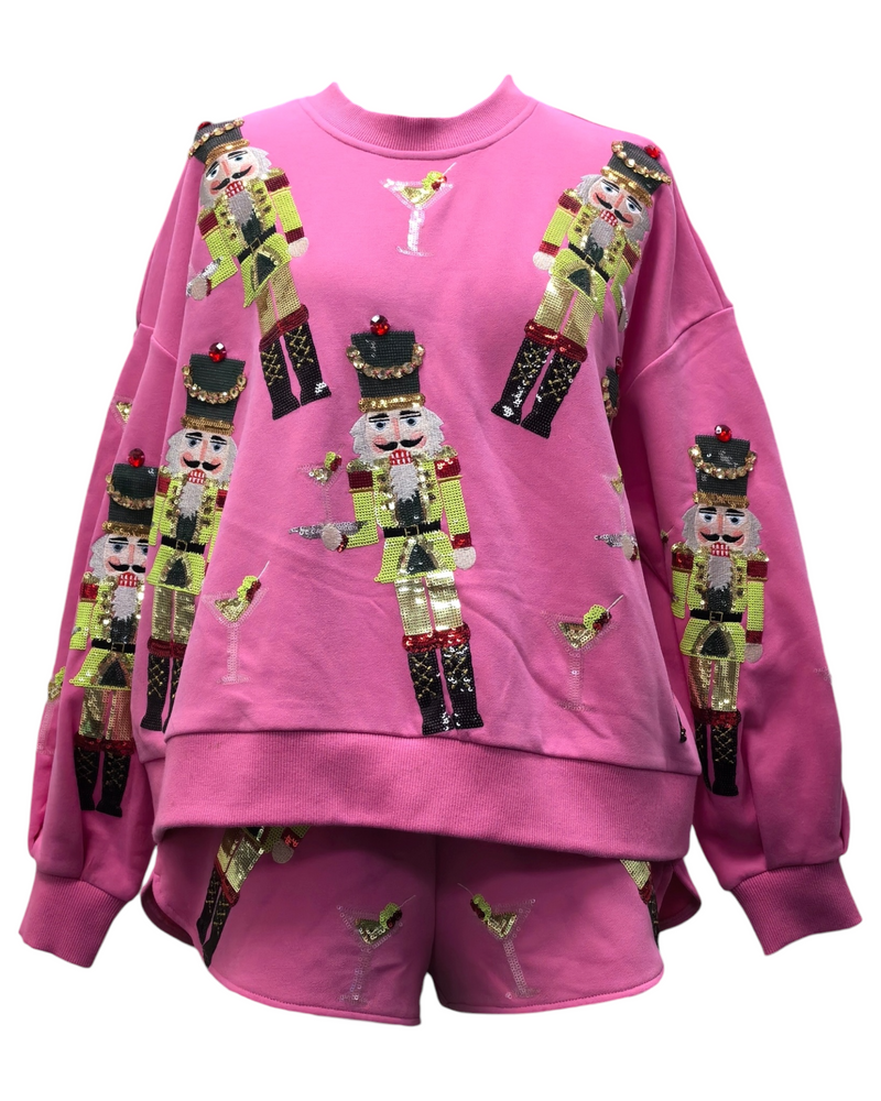 Queen of Sparkles - Sweatshirt - Pink Martini Nutcrackers