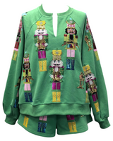 Queen of Sparkles - Sweatshirt - Green Nutcracker Band