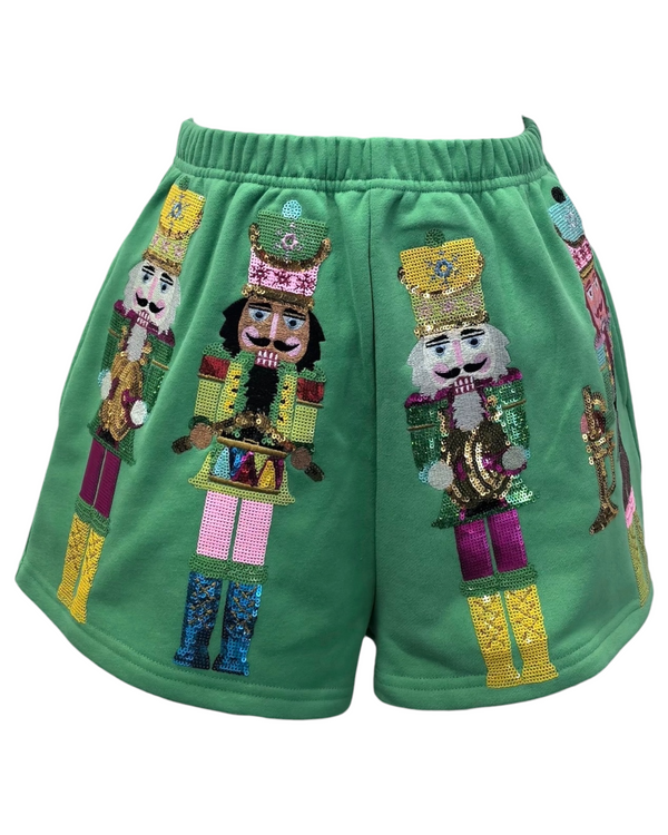 Queen of Sparkles - Shorts - Green Nutcracker Band