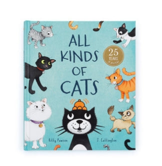 Jellycat - Book - All Kinds of Cats