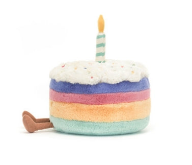 Jellycat - Plush - Amuseable Rainbow Birthday Cake