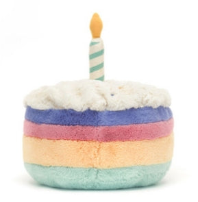 Jellycat - Amuseable Rainbow Birthday Cake