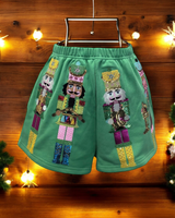 Queen of Sparkles - Shorts - Green Nutcracker Band