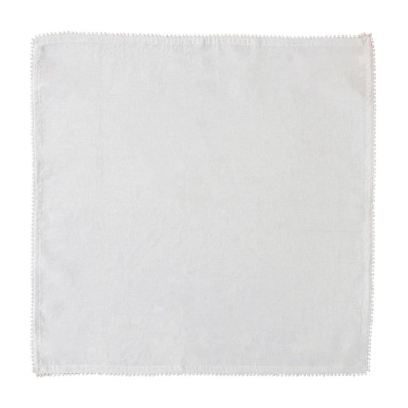 Juliska - Table Accessories - Berry Trim Napkin - White