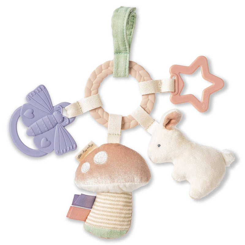 Itzy Ritzy - Bitzy Busy Ring™ Teething Activity Toy: Rainbow