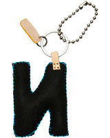 Consuela - Charm - Black Felt Alphabet Charm ?N’