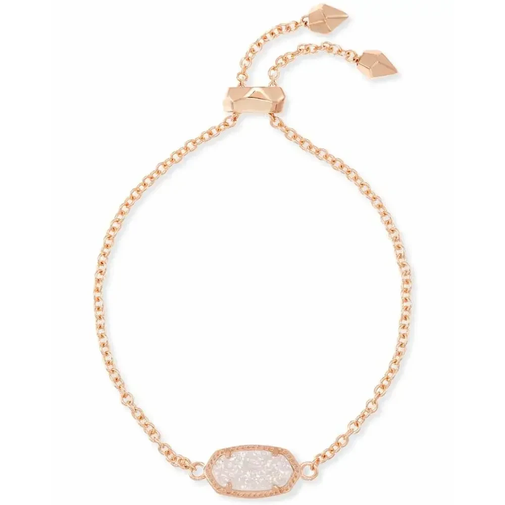 Elaina Rose Gold Adjustable Chain Bracelet - Kendra Scott