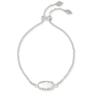 Elaina silver adjustable store chain bracelet