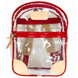 Jon Hart Design - Backpack - Clear - Red Webbing